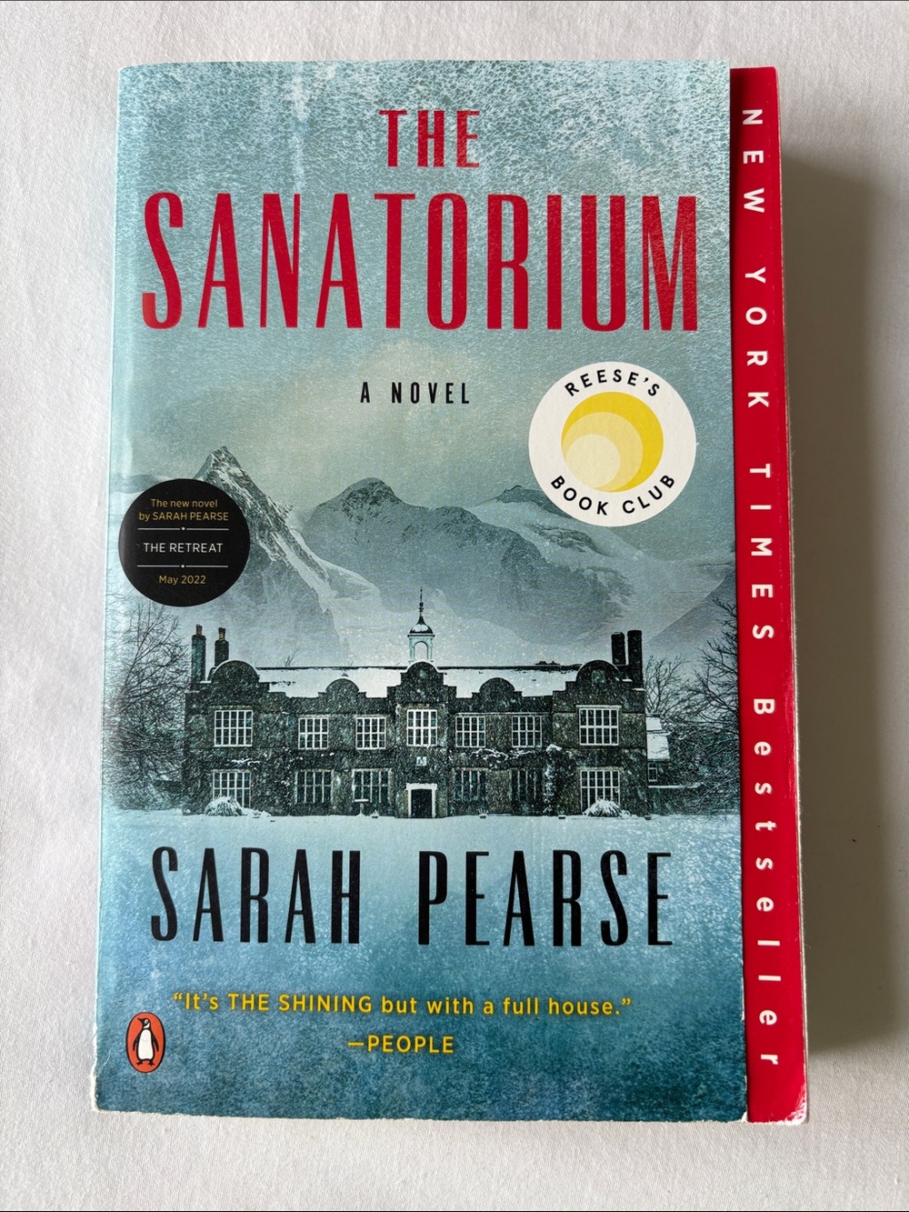 The Sanatorium by Sarah Pearse - Blue-Green Cover Paperback